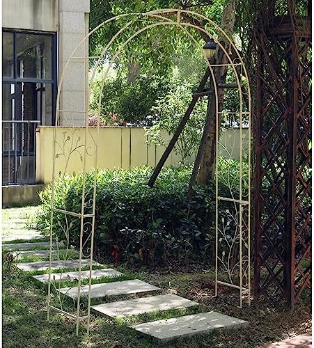 Heavy Duty Metal Garden Arch - Sturdy Climbing Plant Support for Roses ...