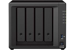 Synology DS920+ NAS Server with Ryzen 2.6GHz CPU, 32GB Memory, 32TB HDD...