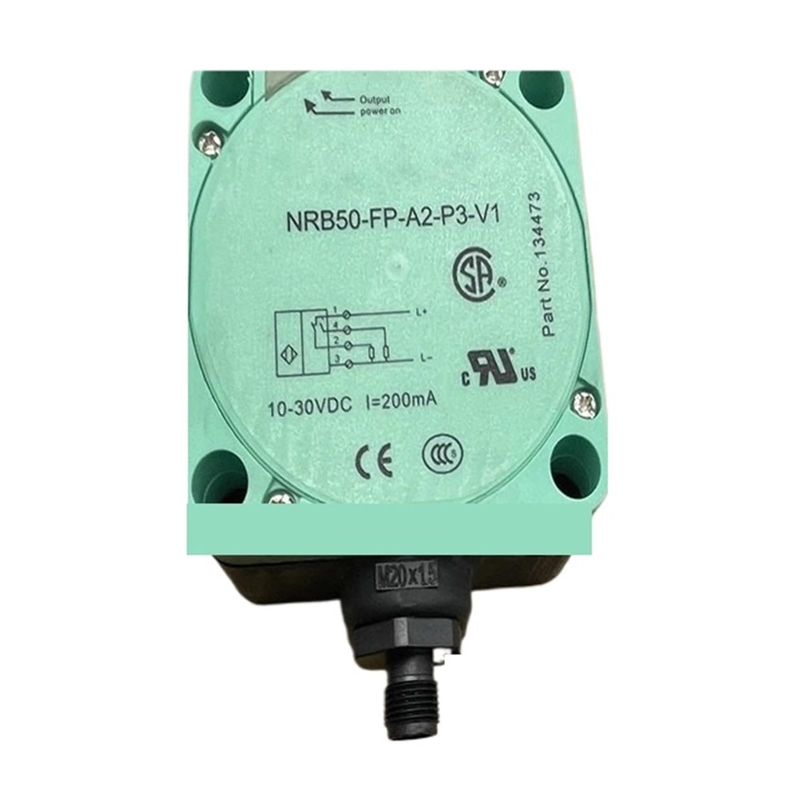 Détecteur inductif NRB50-FP-A2-C-P3-V1 de proximité grand format FP
