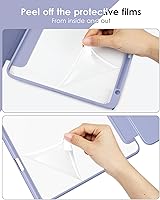 Vista 7 de VIKESI Funda para iPad Pro de 11 pulgadas de 4ª/3ª/2ª/1ª generación, iPad Air de 11 pulgadas, 5ª y 4ª generación con parte trasera transparente
