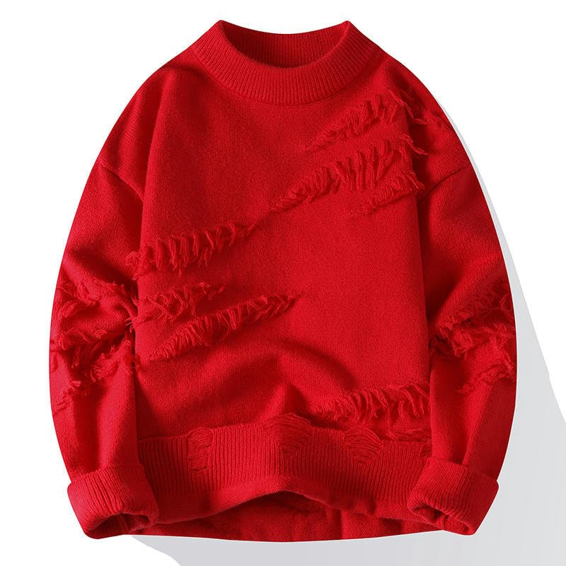 Pull d'hiver ample homme en tricot pour vos sorties décontractées - 6