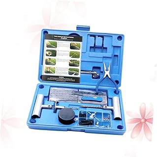 ERINGOGO 67 Peças Plugue De Carro Pneus De Automóvel Neumaticos Para Autos Kit De Remendo De Pneus Ferramenta De Reparo De Pneus Kit De Plugue De Reparo De Pneus Sem Câmara De Ar Kit De