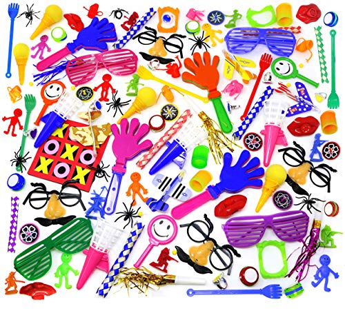 Smart Novelty Super Jumbo Toy Assortment Includes A Vast Variety of Over 200 Toys and Prizes for Parties, School Classroom Rewards, Carnival Prizes, Doctors/Dentists Office Prize Box Fillers (Sold - Thumbnail 4