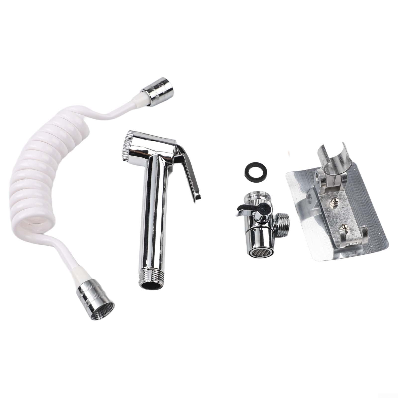 Handbrause mit Schlauch zur Beckenreinigung | Ideal für Beckenreinigung, Spülbeckenspülung und gezielten Wasserdurchfluss, inkl. Umstellventil und Halterung