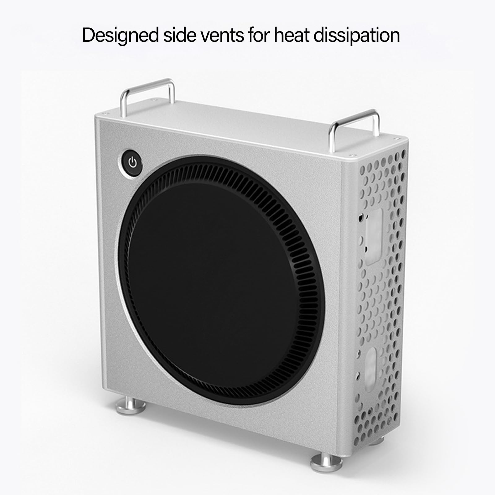 Supporto verticale del telaio della lega di alluminio per MiniM4 Desktop Dissipazione di calore Caso Holder Offering Stabilità & Raffreddamento
