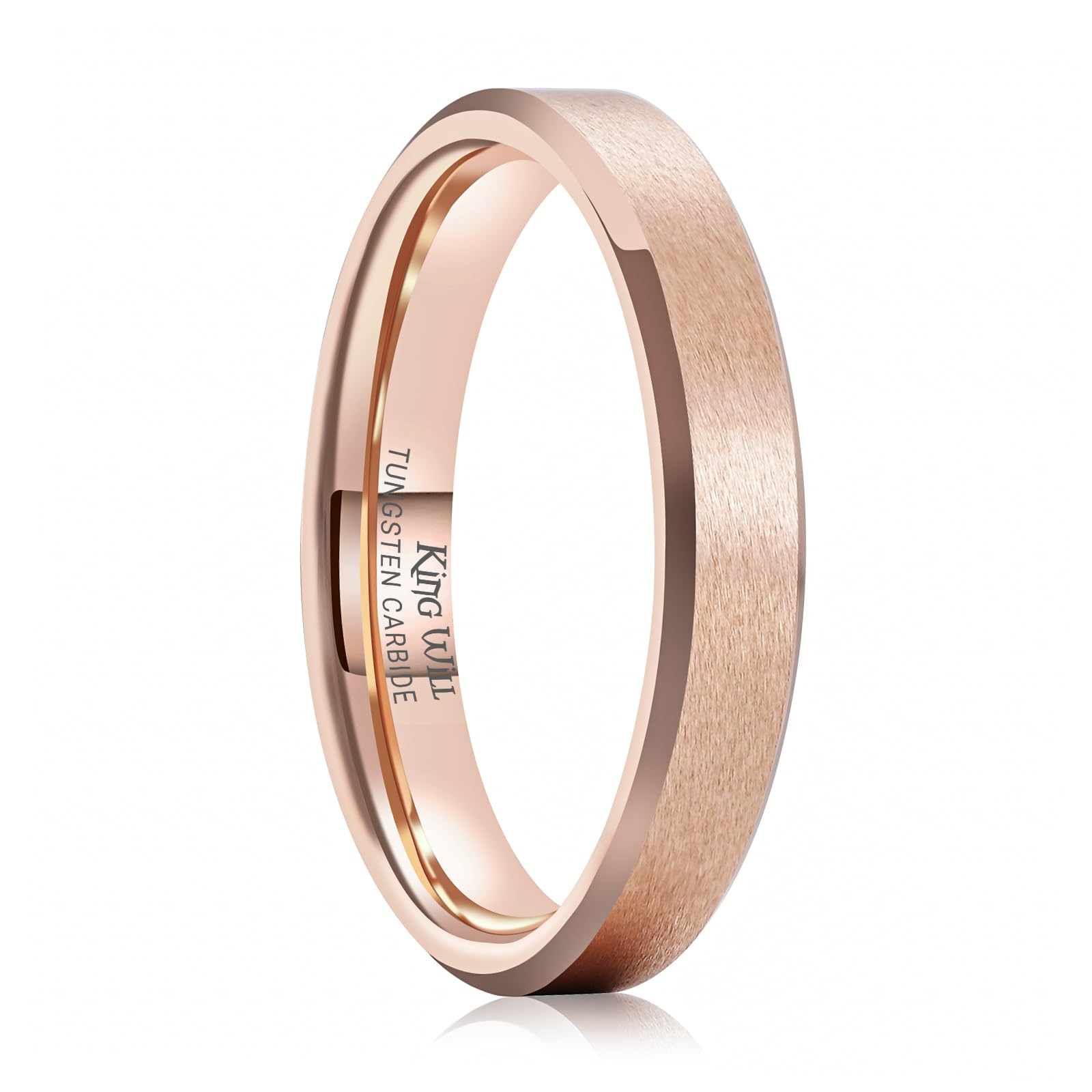 King Will Tungsten Men's Wedding Ring - Available in 6mm to 10mm