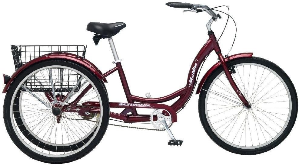 Adult Tricycle Cover fits Schwinn, Westport and Meridian - Protect Your 3-Wheel Bike from Rain, Dust, Debris, and Sun when Storing Outdoors or Indoors - Black ss400 75"L x 30"W x 44"H : Bike Covers : Sports & Outdoors