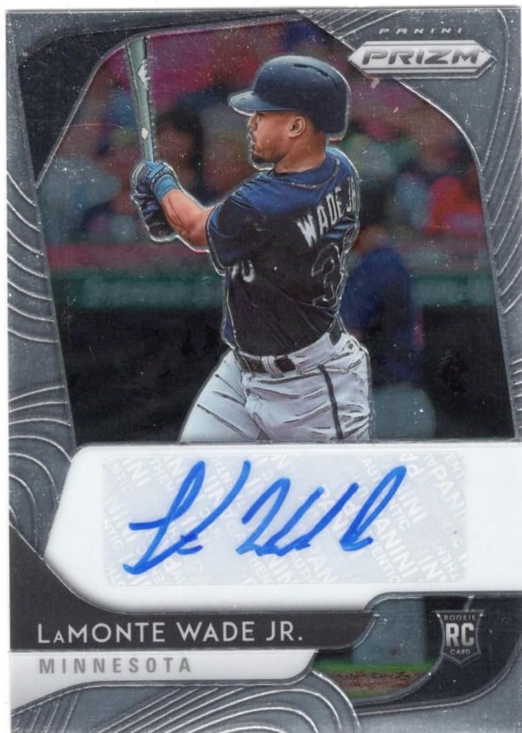 LaMonte Wade Autographed Rookie Card Signature Collectible Baseball Card - 2020 Panini Prizm Baseball Card #RA-LW (Twins)