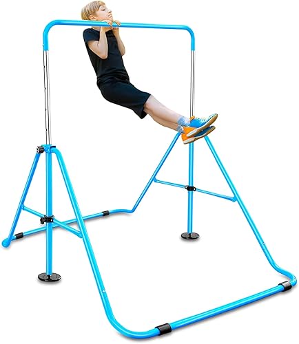 Barras de gimnasia para niños, barra de entrenamiento de gimnasia de 5 alturas ajustables, barra horizontal plegable para el hogar disponible en Yaxa Costa Rica