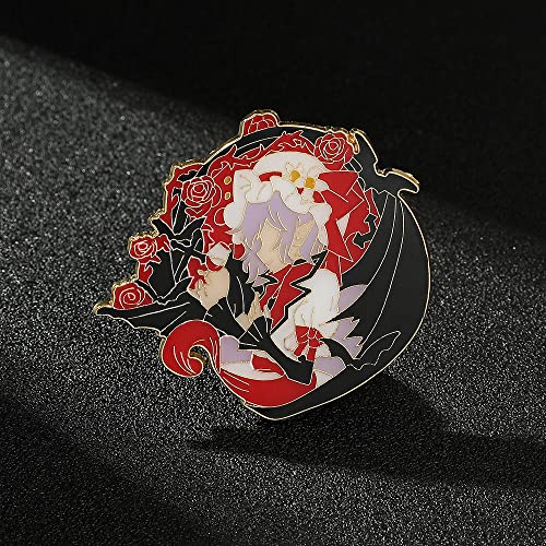 Touhou Project Enamel Pins Set, Beautiful Anime Characters Cosplay Brooches Badges, Game Series Lapel Pin Jewelry Gifts (4Pcs/Set) #TOP4