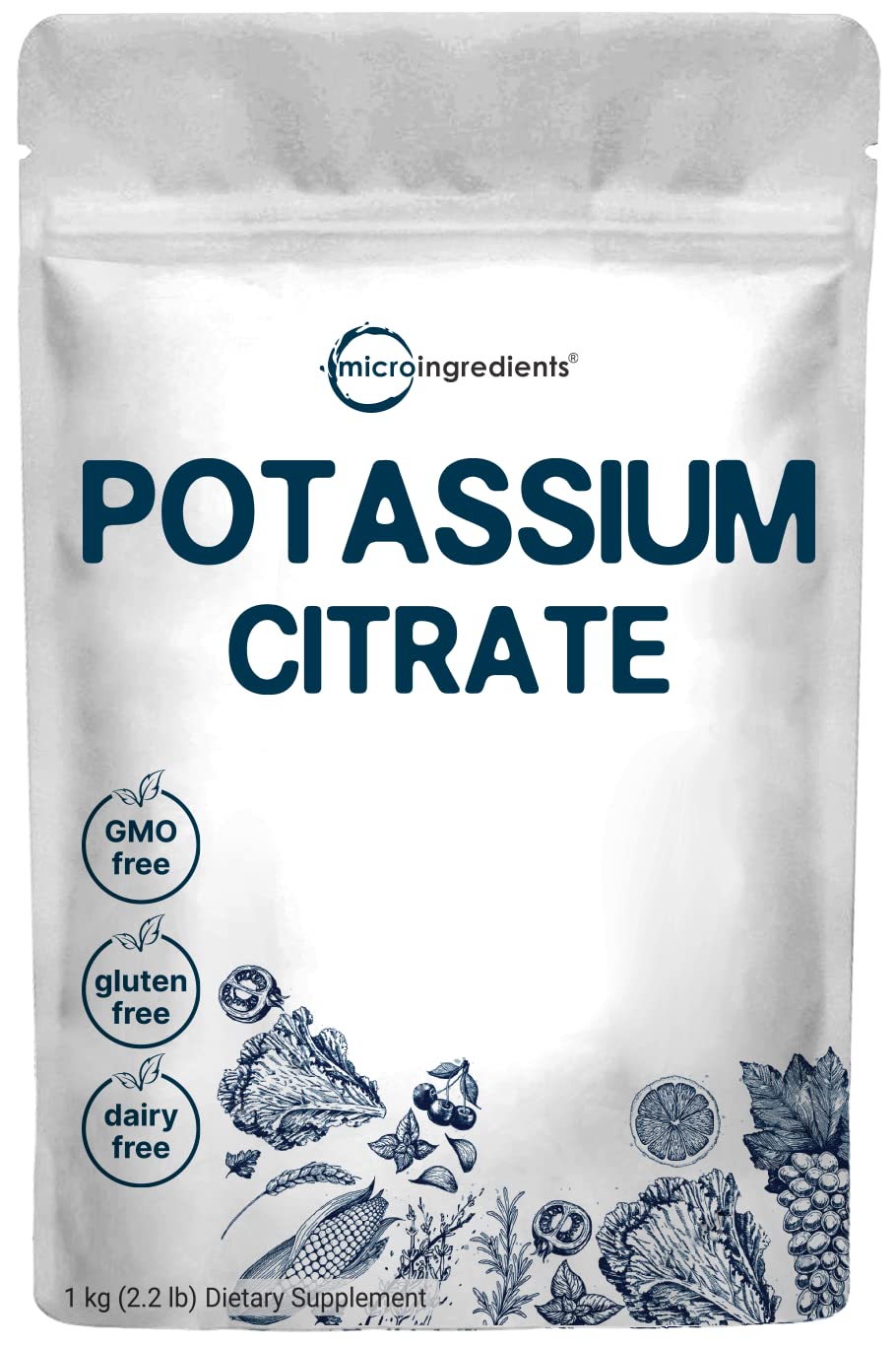 US Origin Potassium Citrate Powder 1 KG Essential Electrolyte