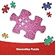 Trefl, Puzzle Glitter, Minnie und Glitzer, Disney Frozen II, 100 Teile, für Kinder ab 5 Jahren