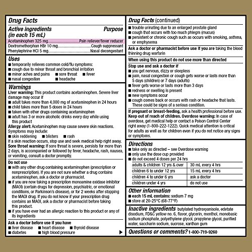 Goodsense Daytime Cold And Flu Multi-Symptom Relief, 12 Fluid Ounce #TOP2