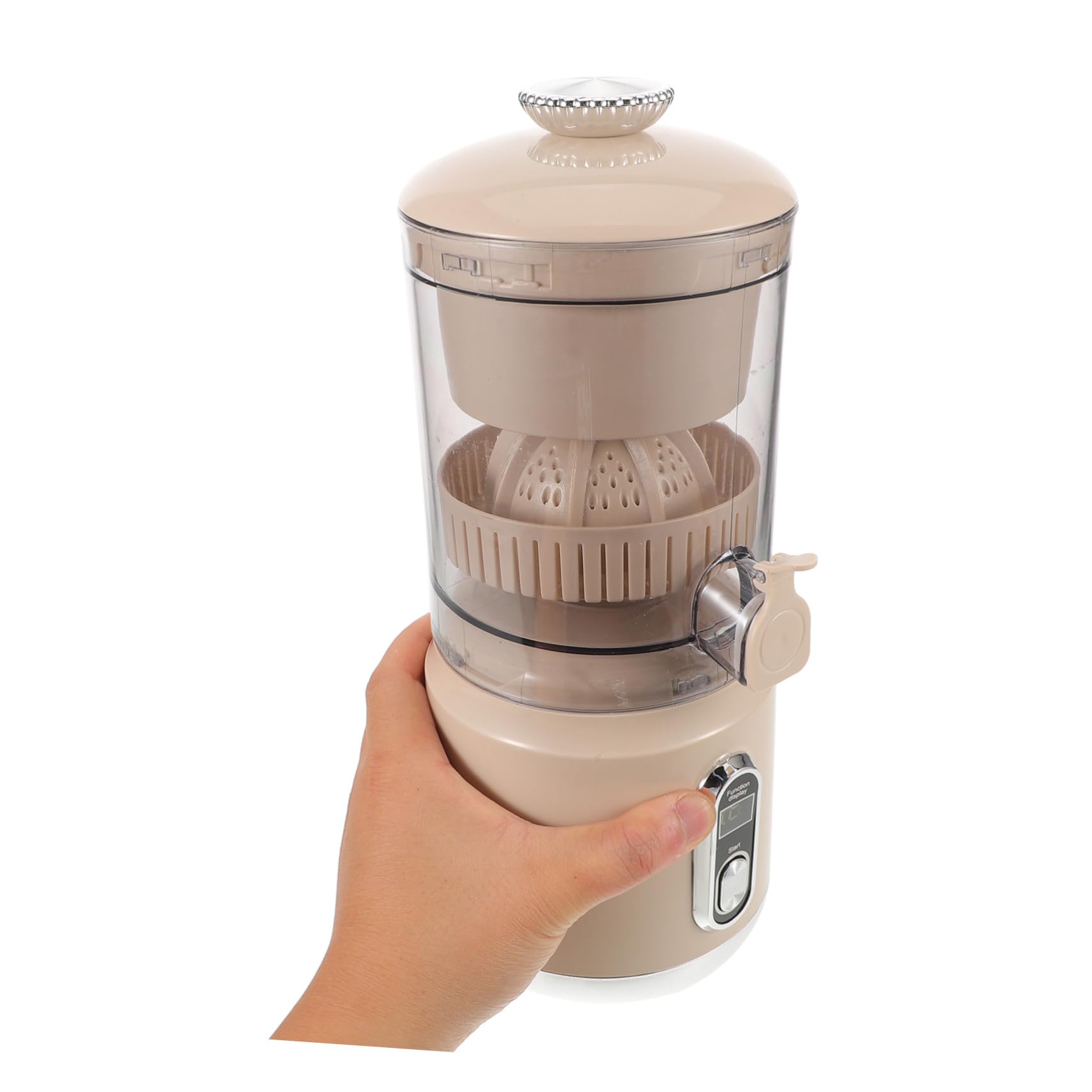 PRETYZOOM Exprimidor de Cítricos Eléctrico de Exprimidor de Naranjas Automático Separador de Pulpa de Fruta Personal para Hacer Jugos de Frutas y Bebidas Saludables Casa