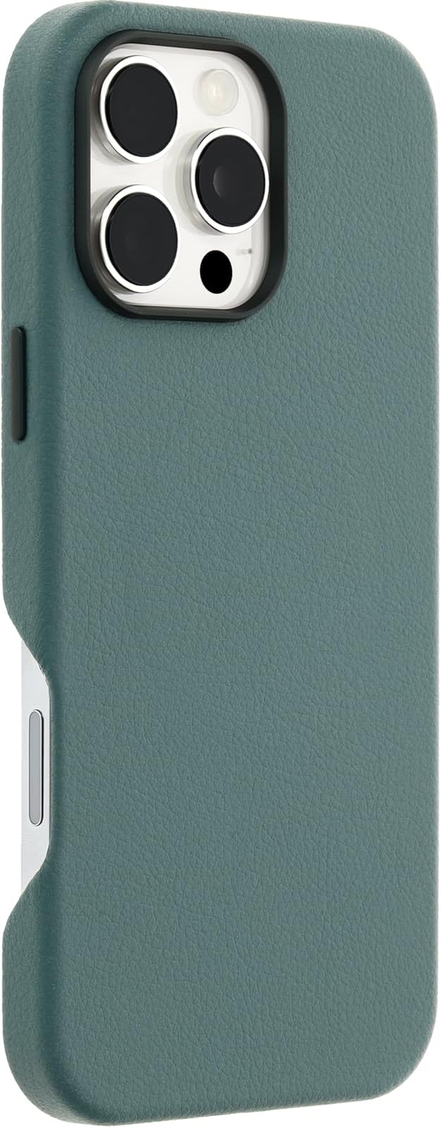 OtterBox iPhone 16 Pro Max Symmetry Series Cactus Leather for MagSafe - Sagebrush Green