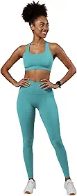 Conjunto Legging Calça Top Fitness Academia Treino Blackout