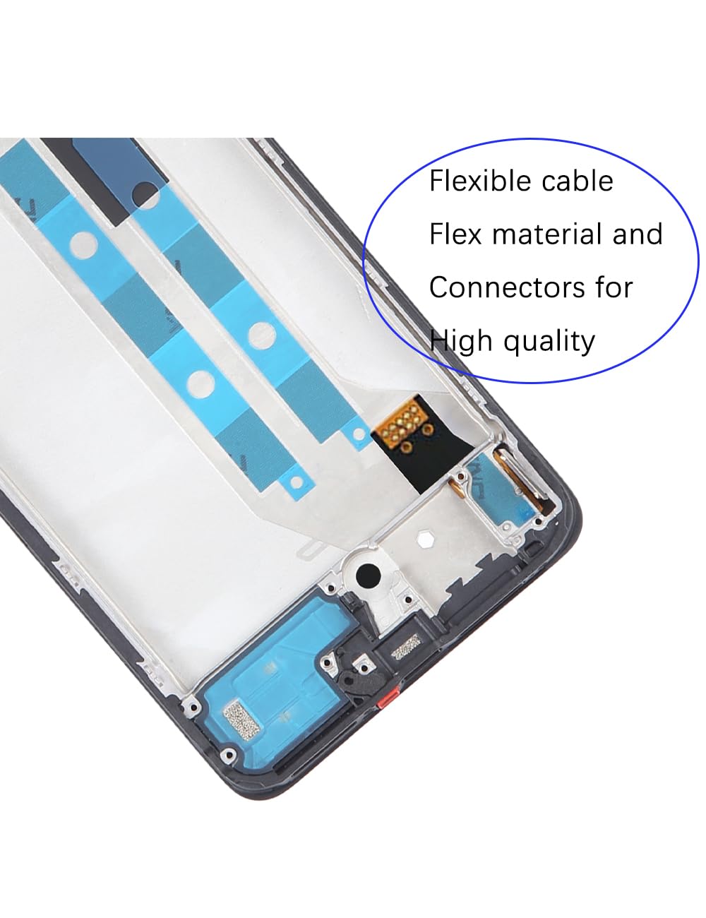 Display di Ricambio per Xiaomi Redmi Note 12 Pro 4G LCD Schermo TFT, 2209116AG 2209116AG Display Schermo Touch Digitizer Assembly Kit di Riparazione (Nero con Cornice)