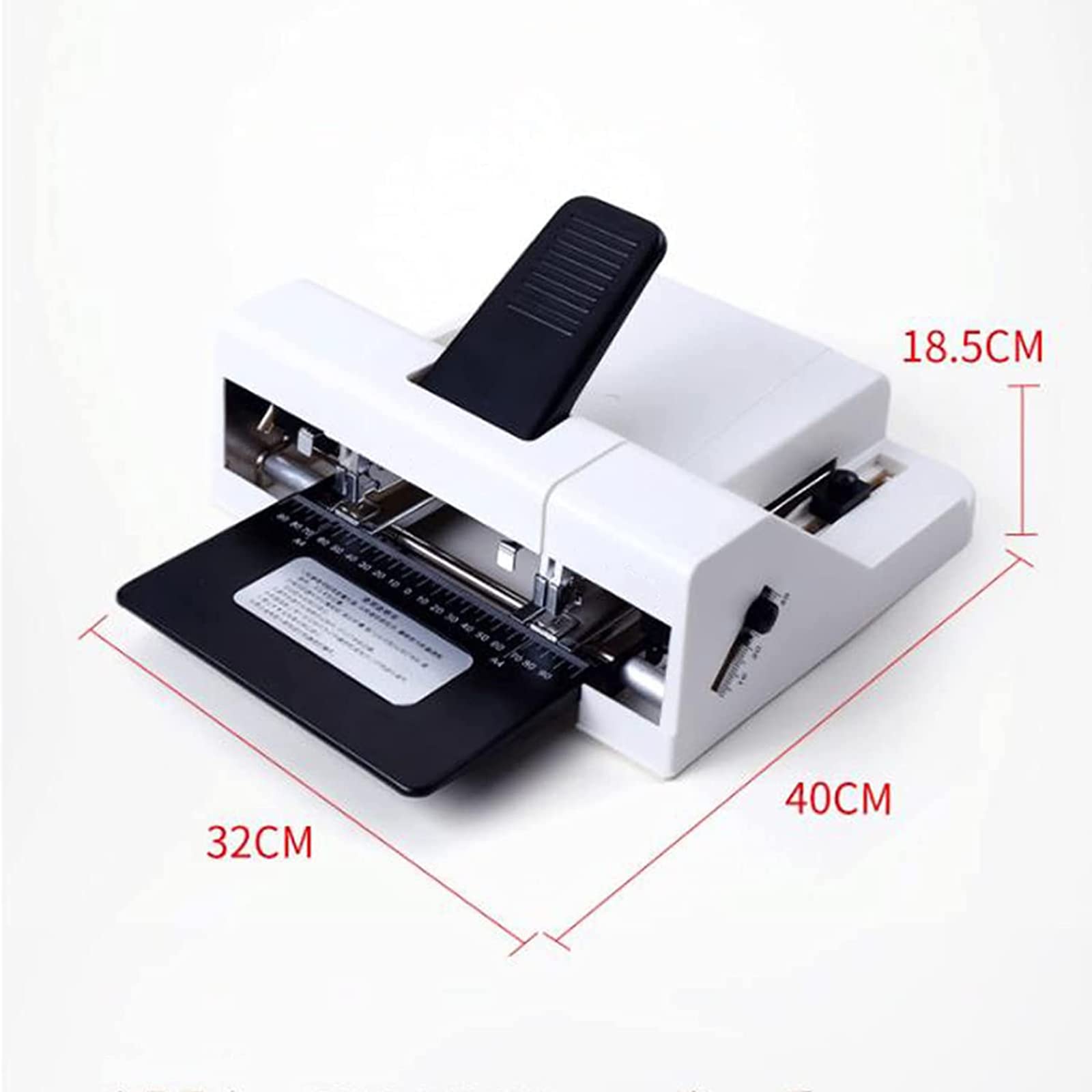 Cucitrice Doppia Testa Professionale - Per Ufficio, Rilega Fino A 50 Fogli A4/A3, Regolazione Profondità - Foto 11