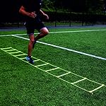 QuickPlay PRO No Tangle Agility Ladder with Quick Lock Adjustable Flat Rungs + Carry Bag (11-Rung) Multi-Sport Speed Training Ladder - Image 5