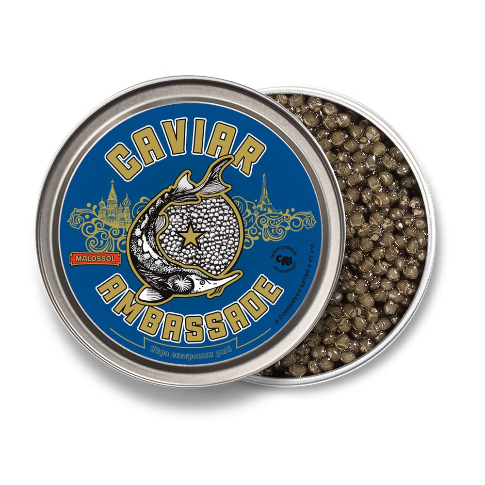 Caviar Beluga 100g - Origen Bulgaria - Huso Huso - Entrega Refrigerada - CAVIAR AMBASSADE