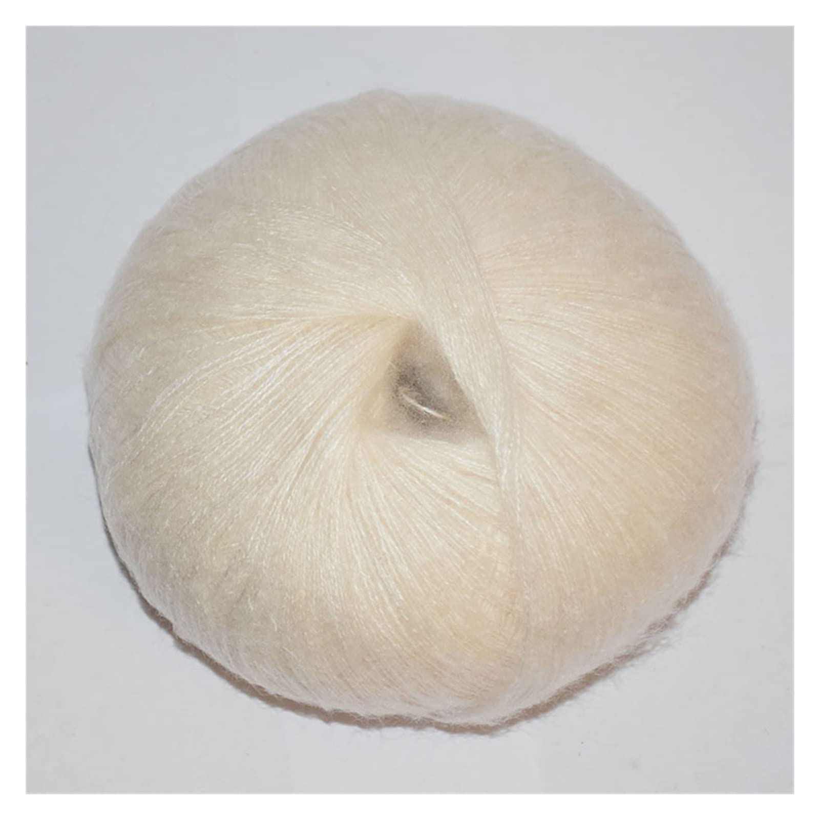 6 unids / 50 g Angola Hilado de Mohair Amoroso Hilo de Punto de Tejer Delgado suéter de bebé de Lana Suave Hilado de Ganchillo for Bufanda de Chal. Ovillos Lanas (Color : 42)