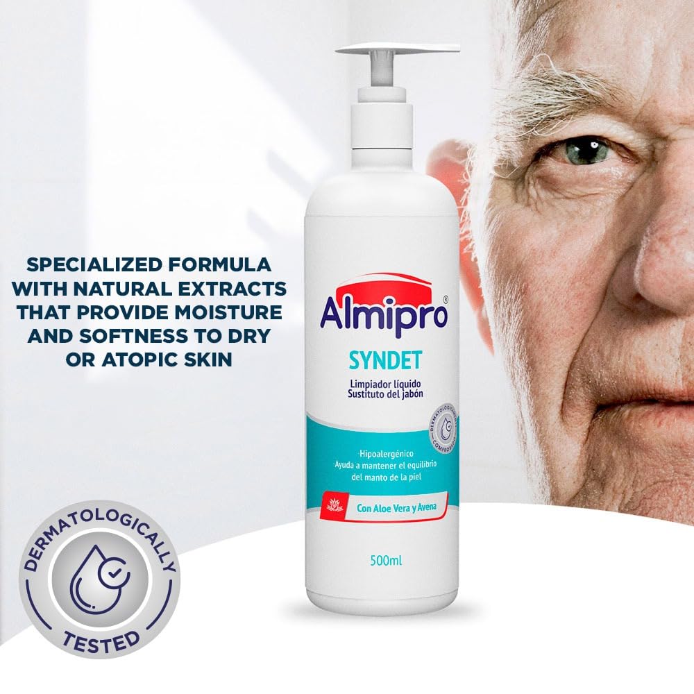 almipro Delicate Sensitive Skin Care Bundle – Extra Moisturizing Cream and Soothing, Moisturizing Body Wash for Delicate Skin – Nourish, protect, and repair Skincare Duo of 15.87 oz. Jar + Bottle 1