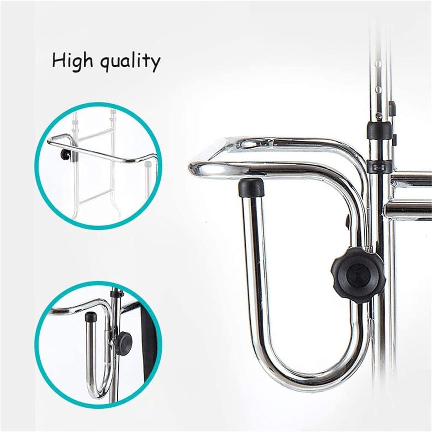 Heavy Duty Pieghevole Camminatore Deambulatore per La Riabilitazione del Corpo Ausili per La Deambulazione Deambulatore con Sedile per Anziani Hdicap Doppio Supporto per Braccio Walking fra, A