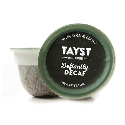Cápsulas de café Tayst Coffee, con muestras, 100 % para abono, compatible con Keurig K-Cup, café gourmet en un empaque amigable con el medio ambiente