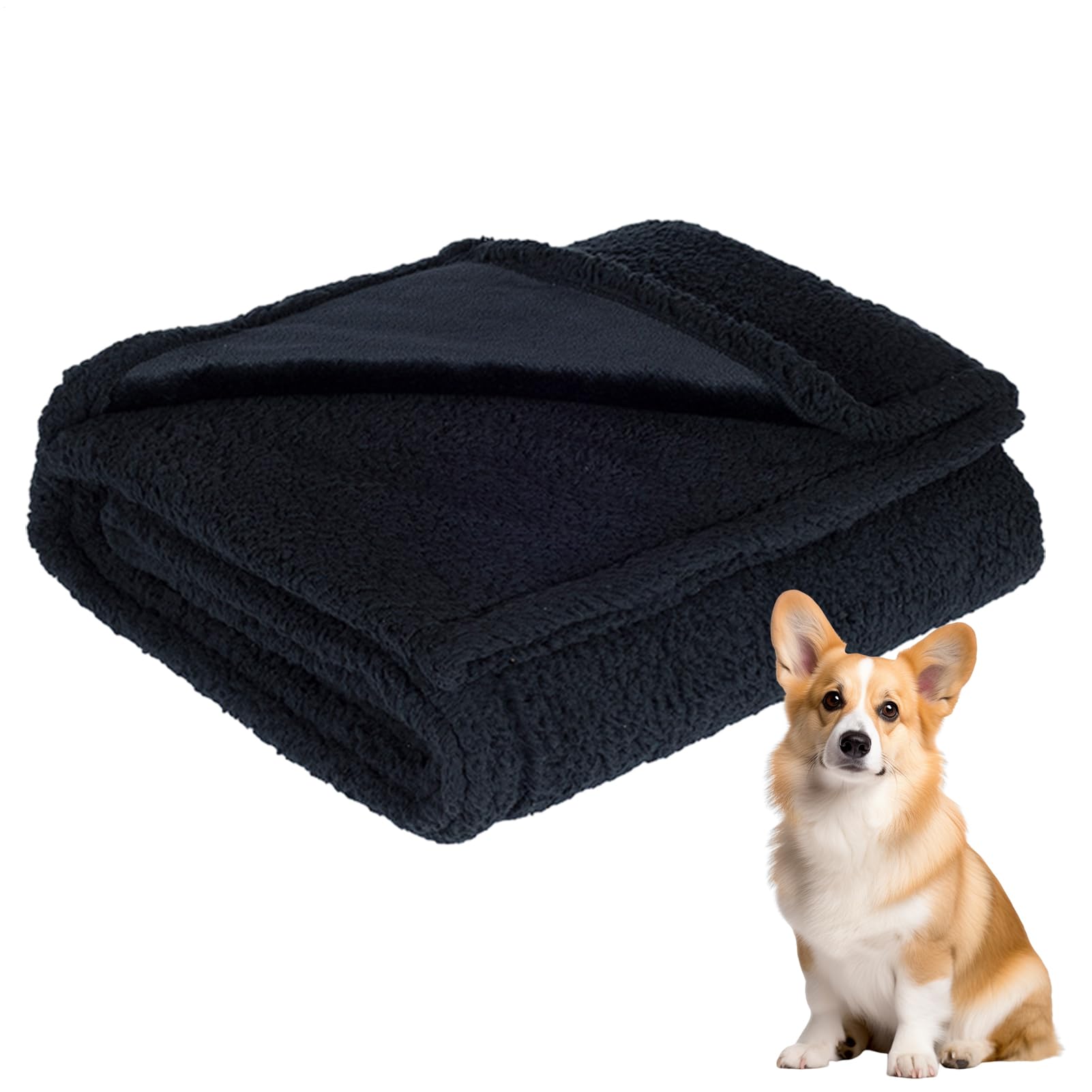 Mantas para perros - Manta para mascotas de franela gruesa | Manta de gato | suave e impermeable para sofá, sofá, cama, suministros para mascotas