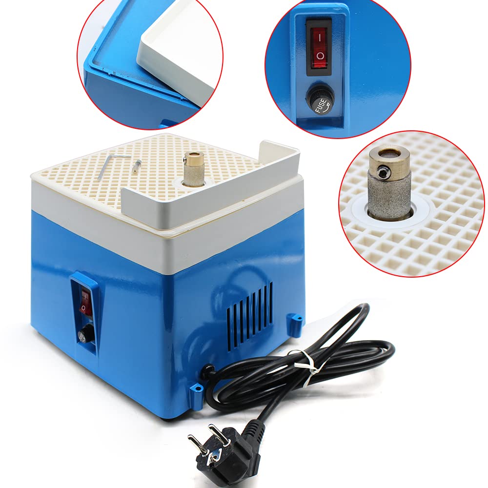 MCBL58 Mini meuleuse portable en verre pour céramique 220 V 65 W Bleu 2 kg