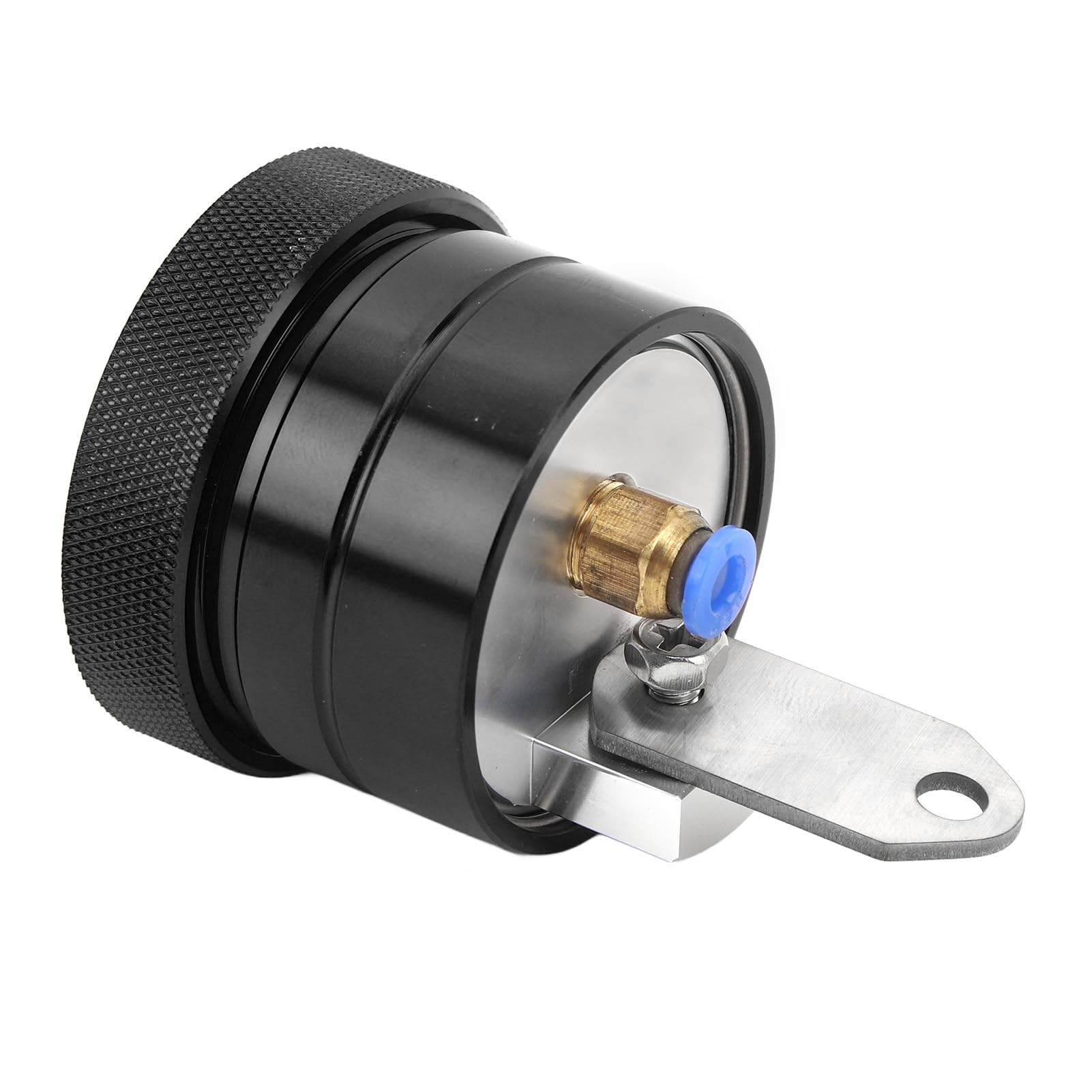 Motorrad Kettenöler, Motorrad Schmiersystem Kettenschmiergerät Motorrad Schmiersystem mit verlängerten Halterungen Motorrad Ölschale Teil, Modifiziertes Zubehör (BLACK)
