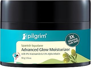 Pilgrim Squalane Glow Hidratante facial con v...