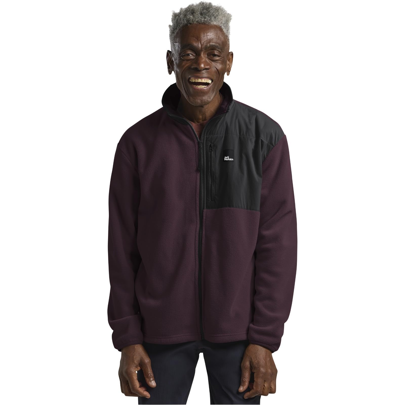Jack Wolfskin Mens Sumetro Full Zip Fleece - Amaranth - L