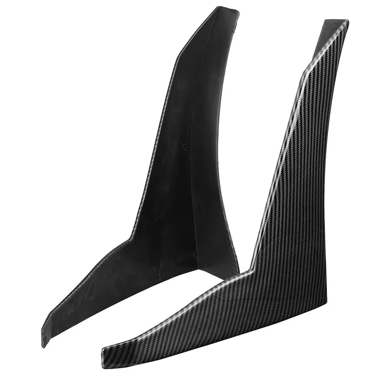 Cubierta de ventilación lateral universal con divisor de parachoques y aleta de coche 5