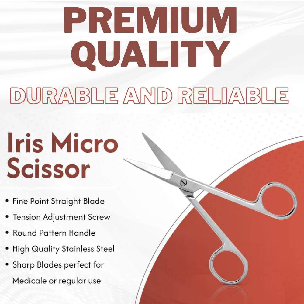 Surgical Iris Scissors - Stainless Steel -5
