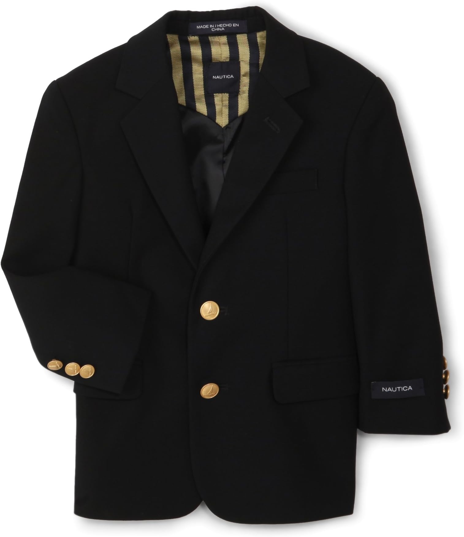 Nautica Boys' Brass Button Blazer Jacket