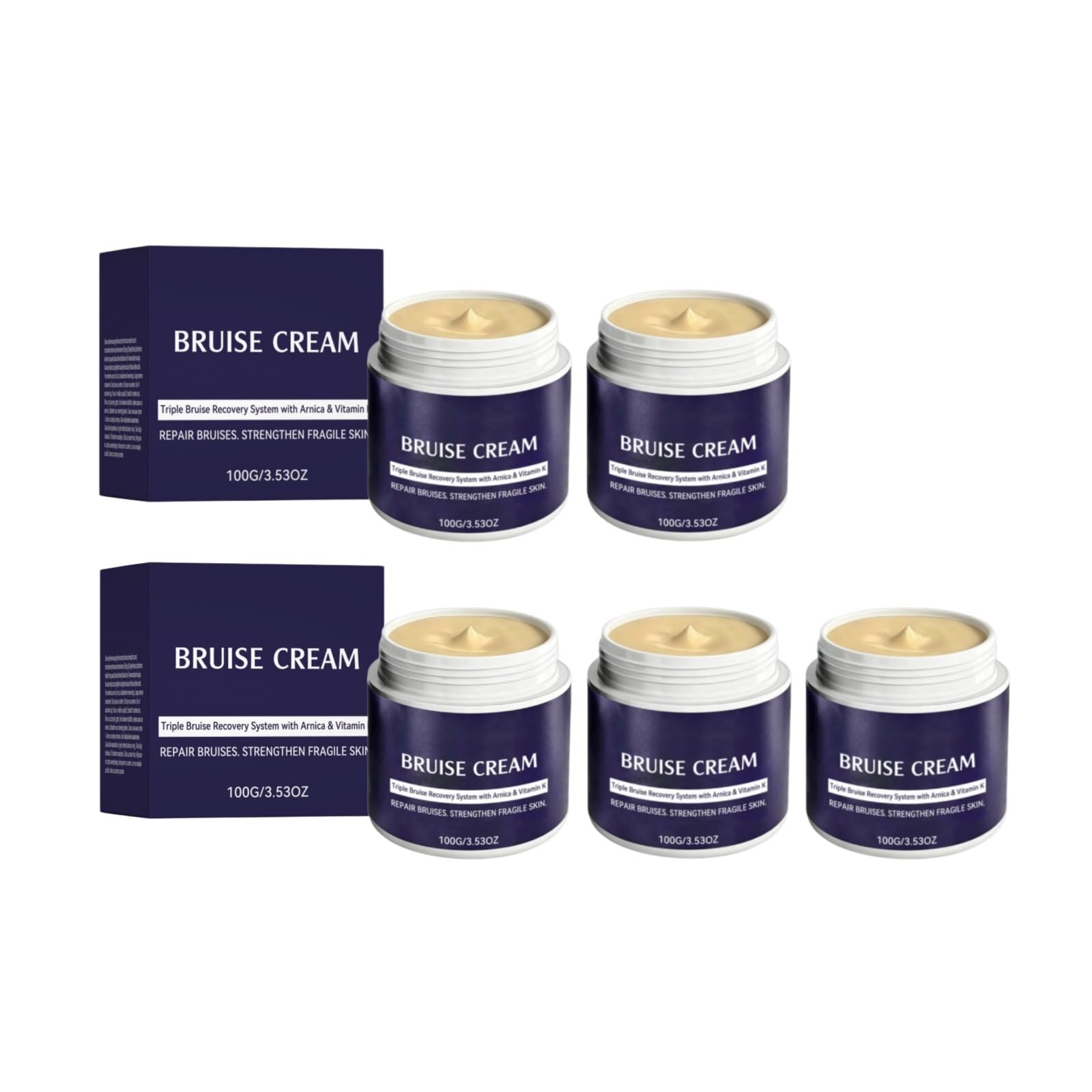 Bruising Repair & Swelling Relief Arnica Cream, Witamina K C E Nawilżająca