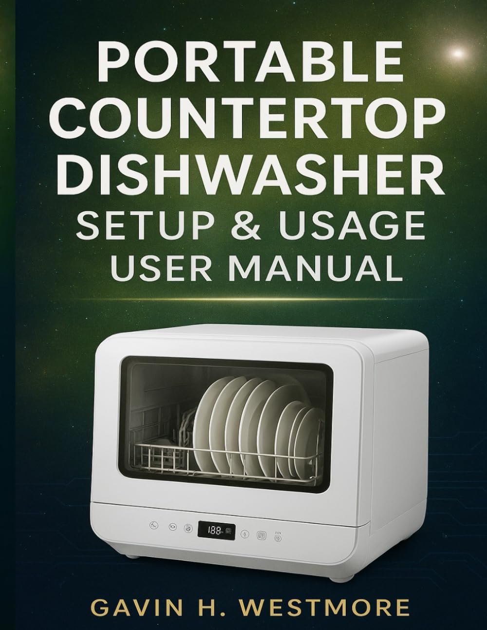 PORTABLE COUNTERTOP DISHWASHER SETUP & USAGE USER MANUAL