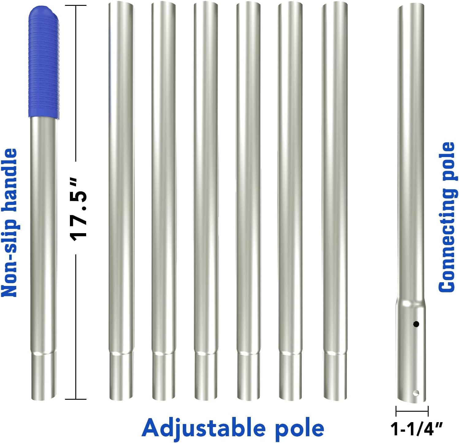 Pool Brush with 10ft Pole