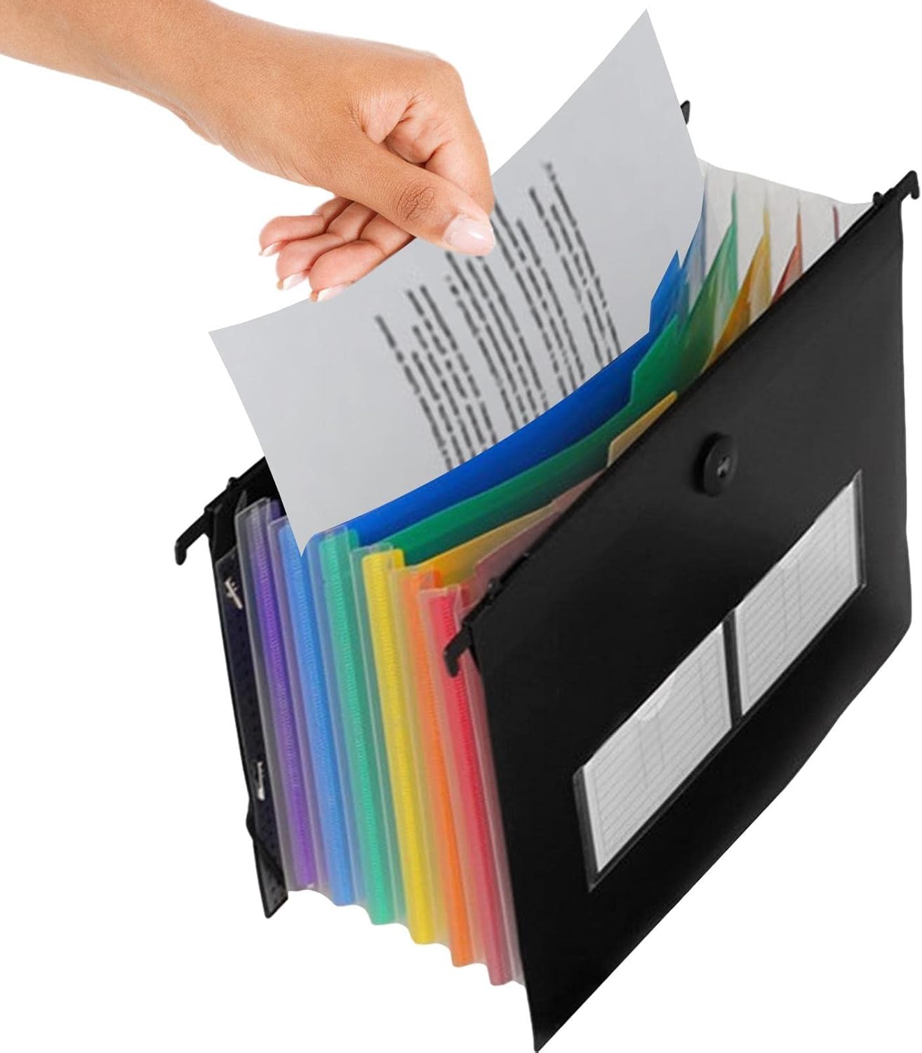 File Folders for Filing B5 Accordian Pockets Hanging Files