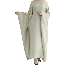 Dubai Bat Sleeve Dress Shiny Robe for Women Muslim 1pc Abaya Eid Prayer Clothes Soft Dubai Travel Party Dress Maxi Abaya