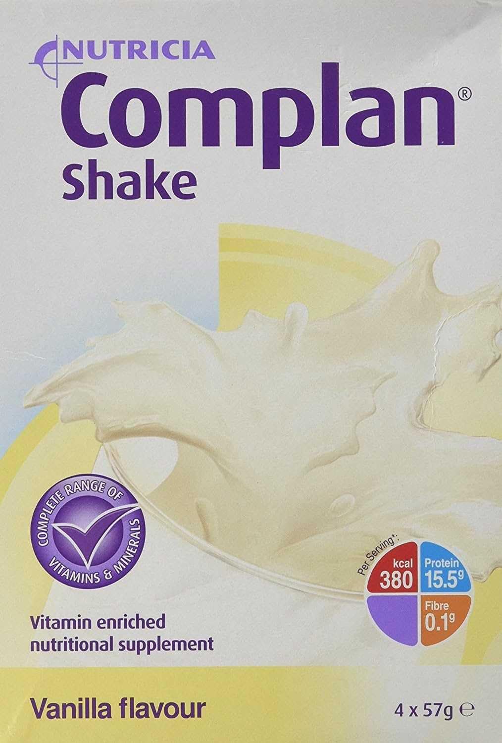 COMPLAN SHAKE flavoured shakes vanilla 57g 4