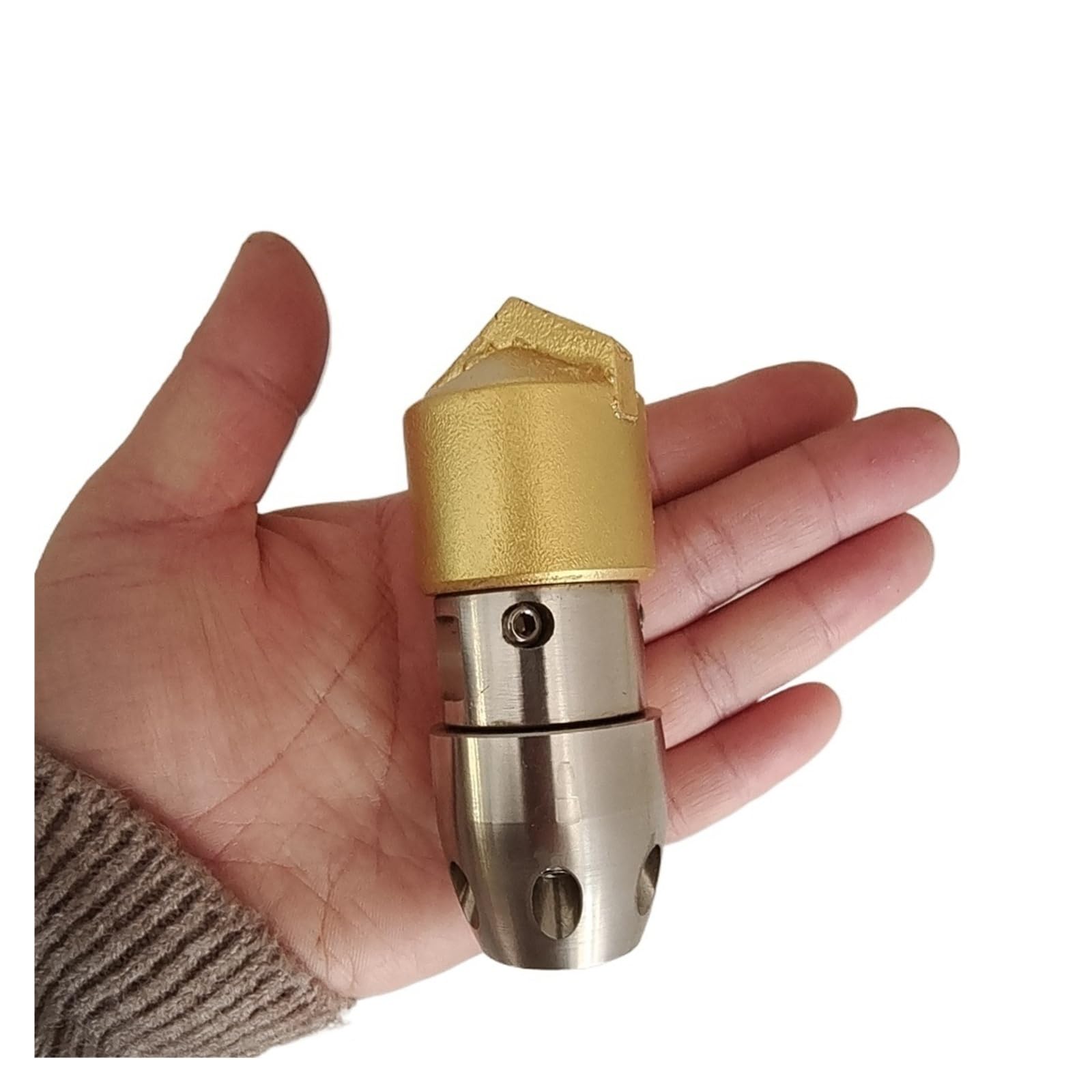 Ugello rotante a pressione Punta diamantata resistente all'usura e durevole Draga Tubo fognario Trapano Mattoni Cemento Olio Pulizia Sporco Blocco(M22 F 100Llmin)