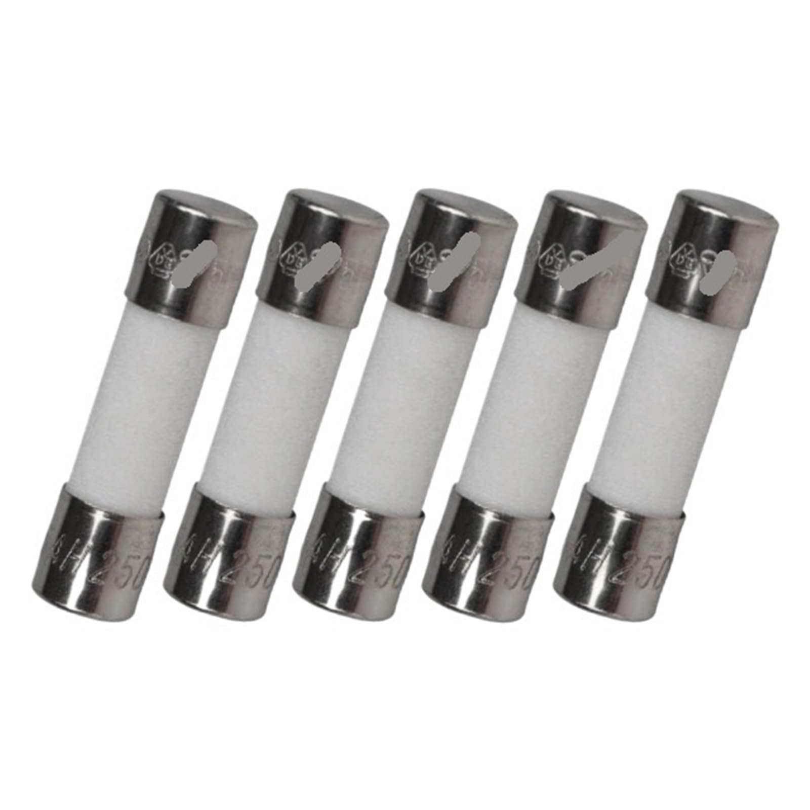 KXIWLUFV 5PCS 5A 250V Ceramic Fuse 5X20mm