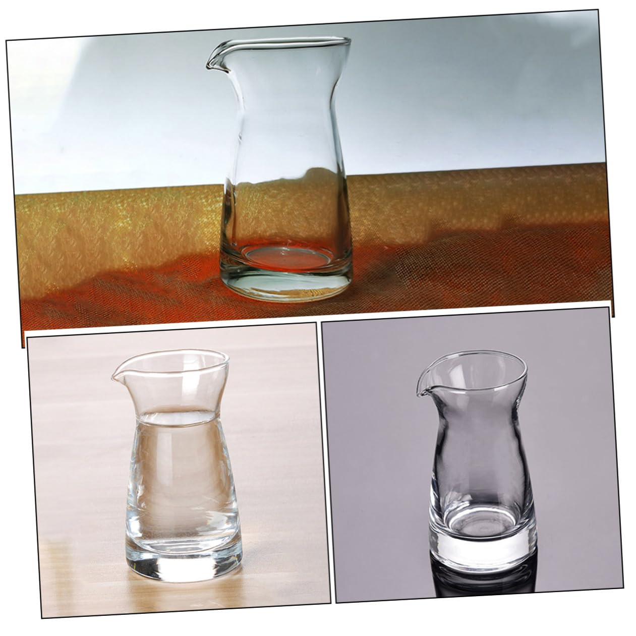 6 Stück Milchkännchen aus Glas 80ml für Küche und Gastronomie mit Elegantem Design zur Aufbewahrung und Qualitätsbewahrung von Milch und Saucen