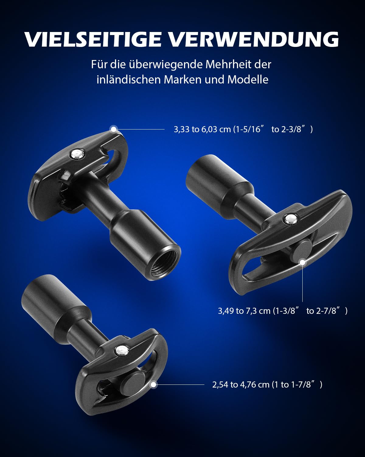 Orion Motor Tech Radnabenabzieher Radlager Abzieher, Radlagerwerkzeug mit Gleithammer 4 Loch 3 Adapter, Innendurchmesser von 1 bis 2-7/8" für Auto Radnaben, Achsen, Öldichtungen, Buchsen