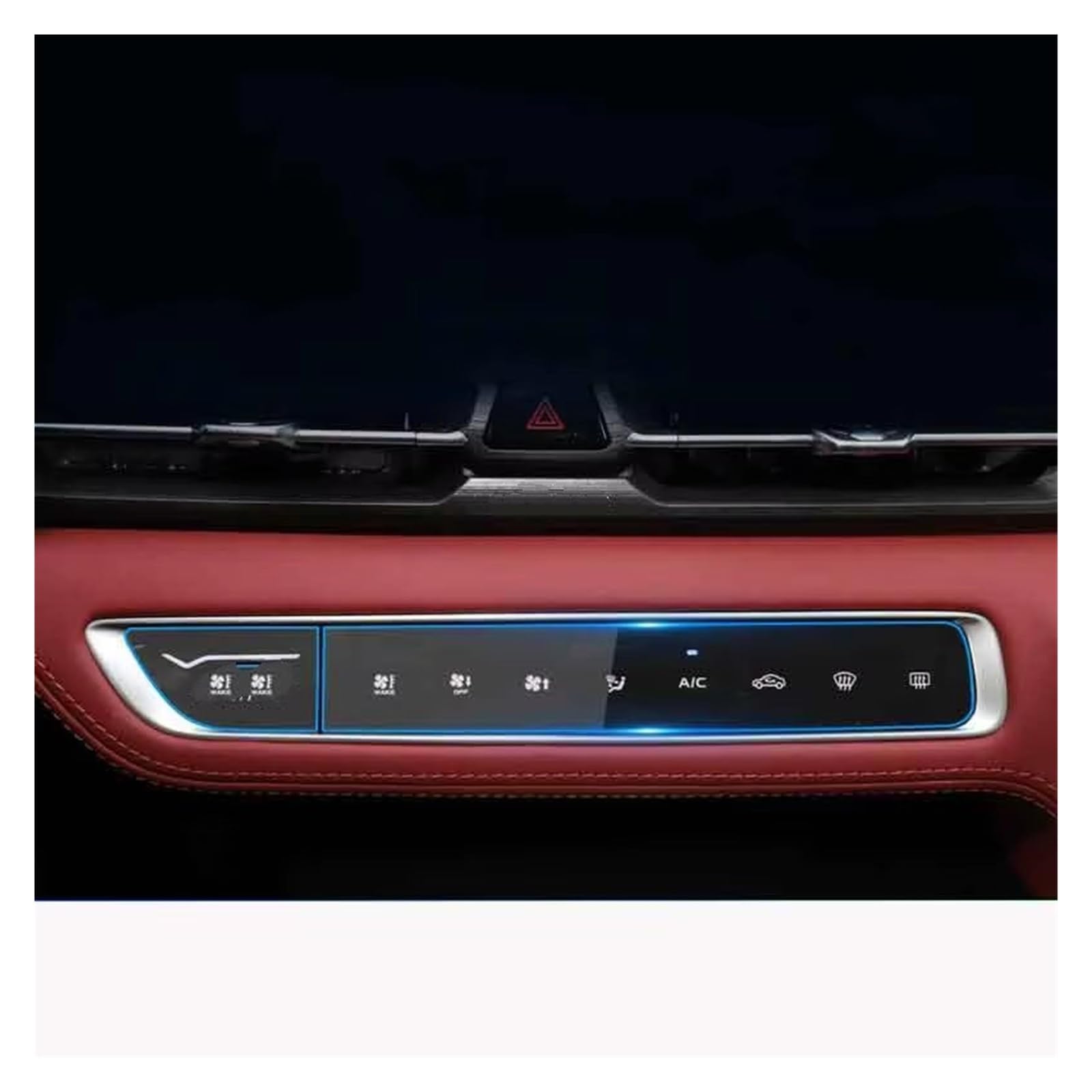Pellicola Protettiva in Vetro temperato per Schermo di Navigazione GPS per Auto 4 Pezzi per Changan CS75 e Plus 2020 2021.