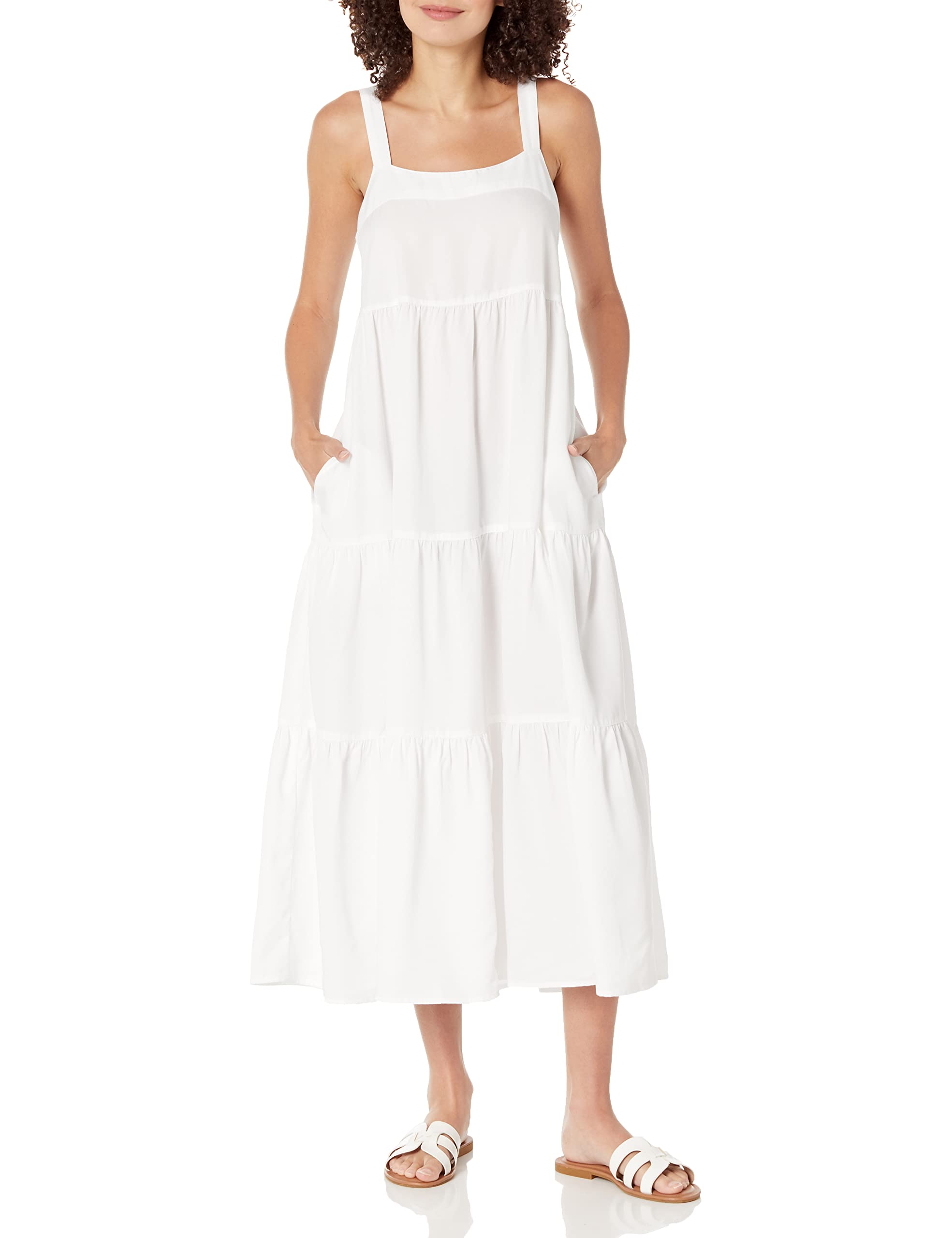 The Drop Britt Vestido Amplio tipo «Tent Dress» con Niveles Mujer