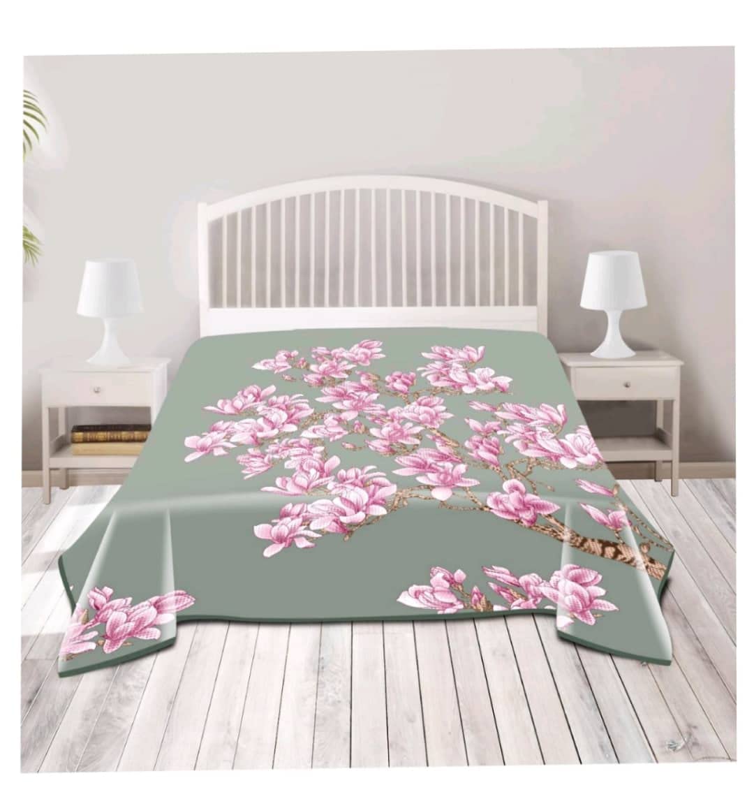 Buy Sleepwell Set Temple Doble Bed Double ply Blanket Online at Low