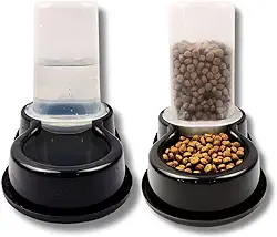 Comedouro e Bebedouro Automatico Para Cachorro Dupla Função Multiuso Caes Pequeno Porte 1,5L Kit 2 Unidades